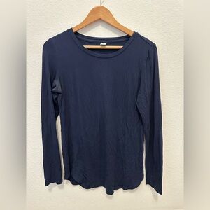 Old Navy Navy Blue Long Sleeve Tee
